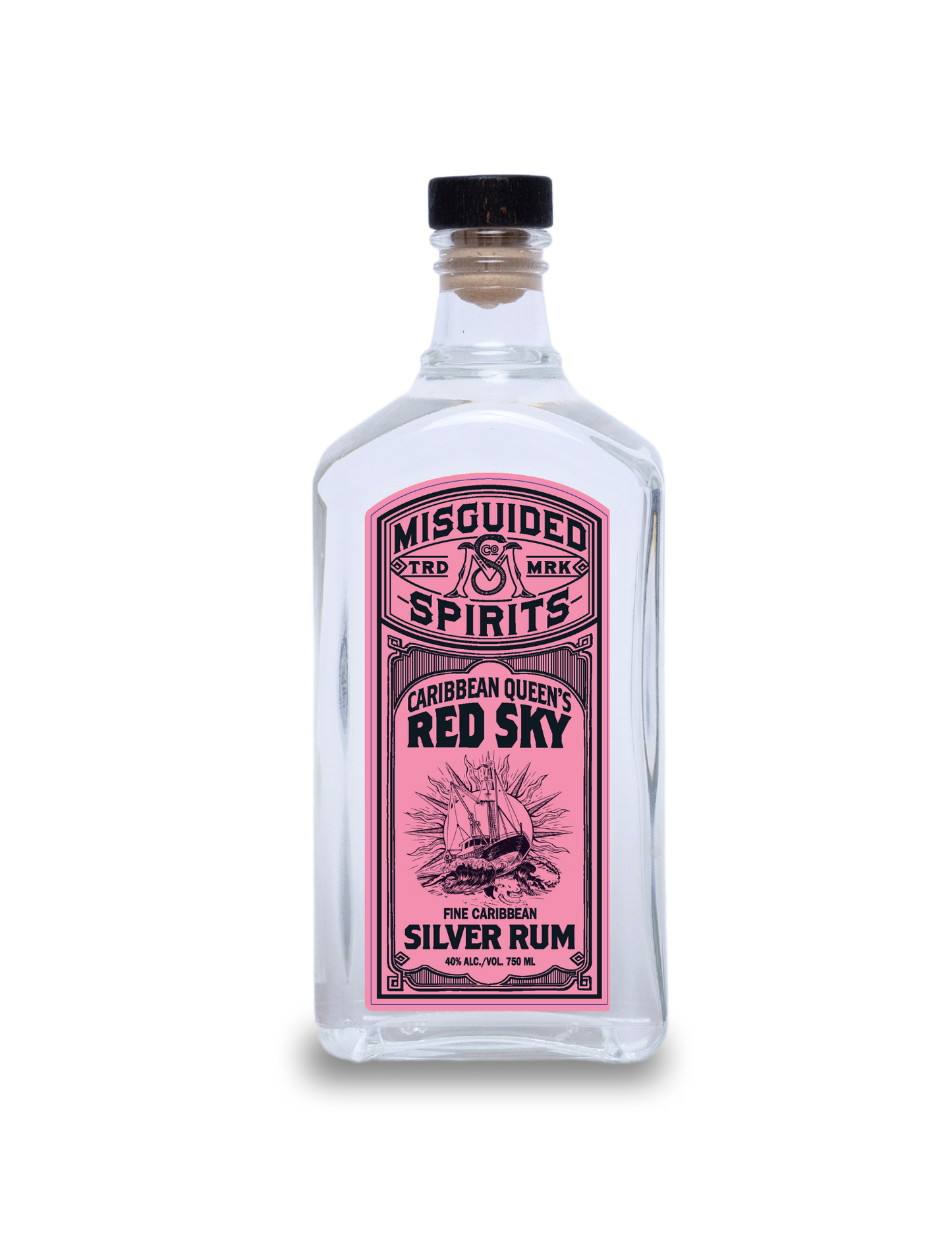 Caribbean Queen's Red Sky Silver Rum