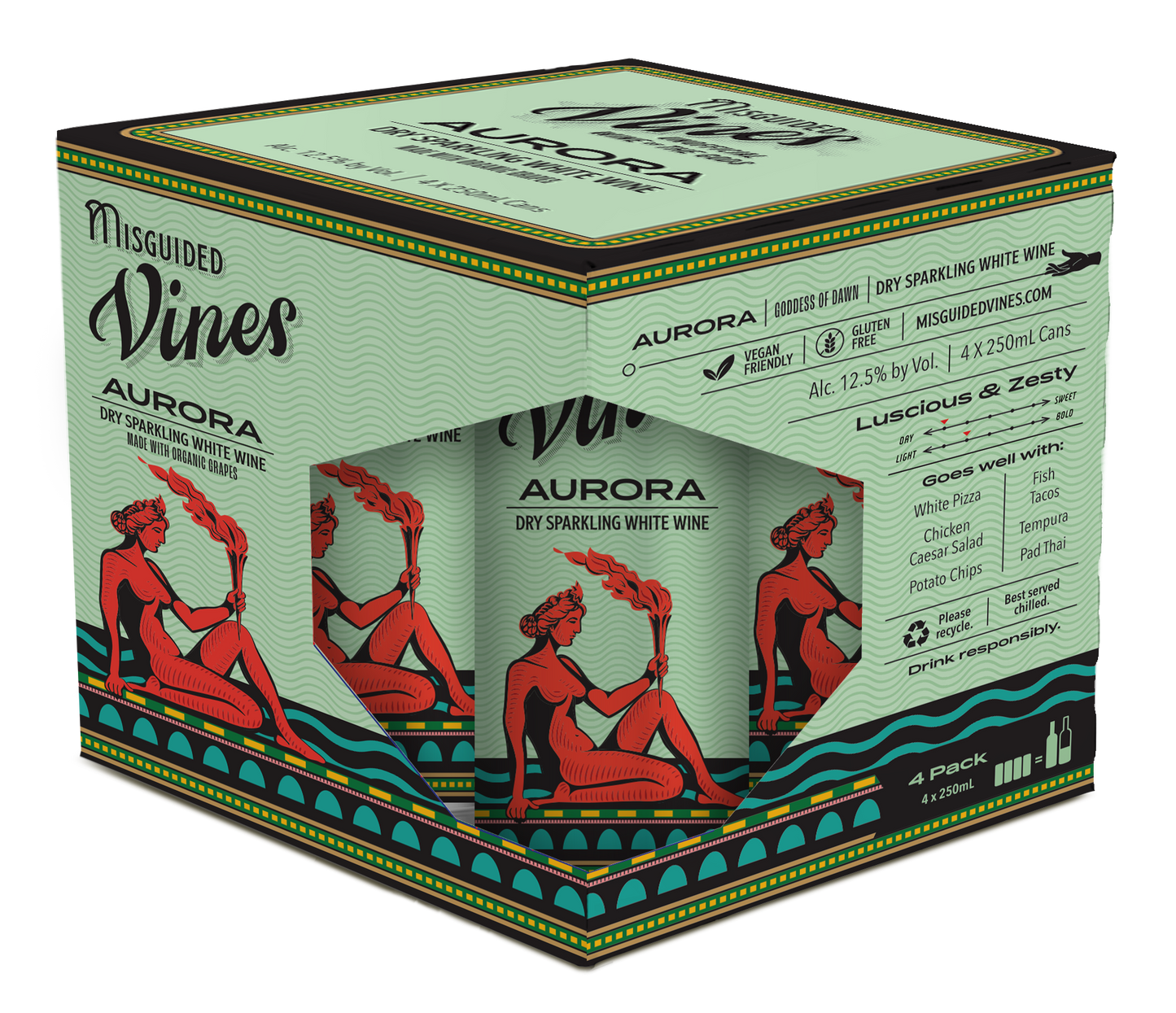 Aurora Organic Sparkling White Wine